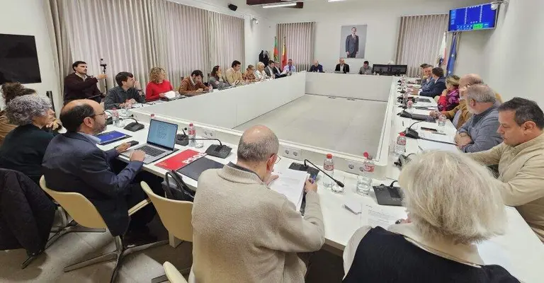 Concejales en el Pleno de Torrelavega.