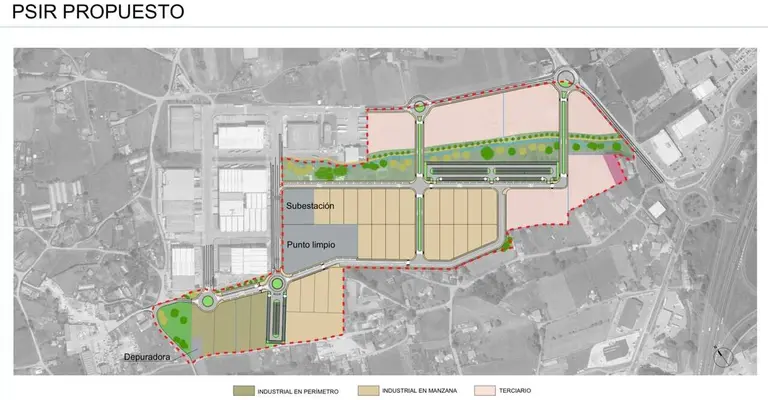 Propuesta del PSIR del Parque Industrial y Empresarial de Laredo.