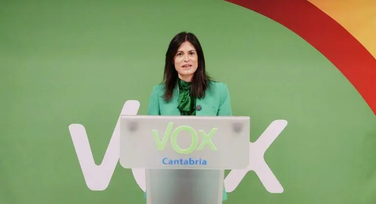 La portavoz de Vox en el Grupo municipal de Santander, Laura Velasco.
