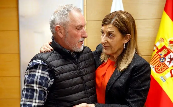 Vilela y Buruaga en la reuni&oacute;n.