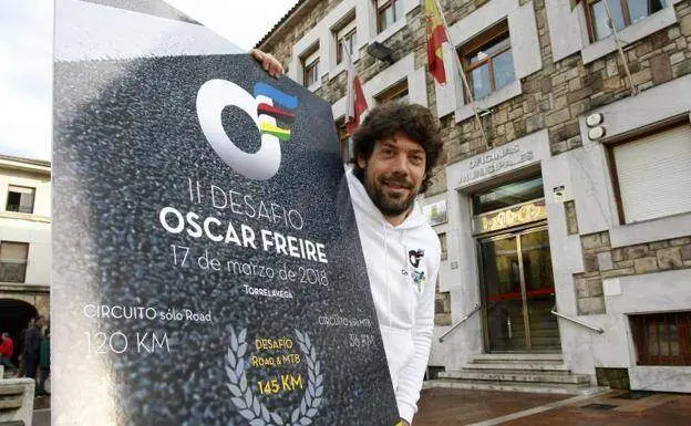 El ciclista &Oacute;scar Freire.