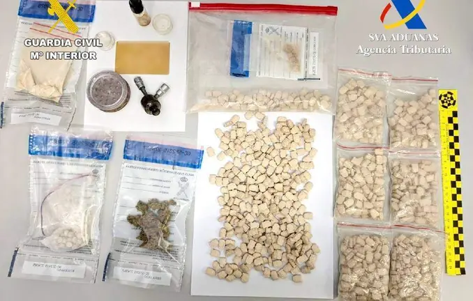 Mercanc&iacute;as intervenidas en el Puerto de Santander.