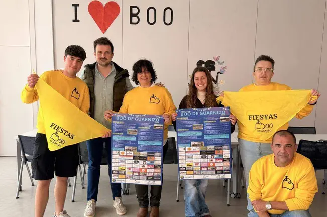 Presentaci&oacute;n de las fiestas de Boo, en Guarnizo.
