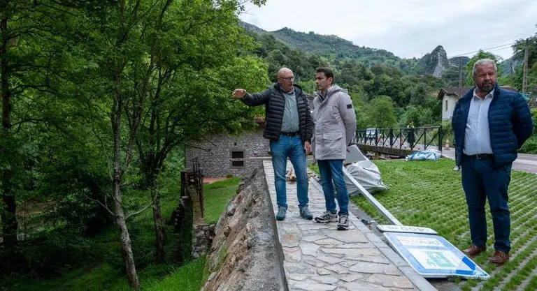 Visita a las obras del Desfiladero de La Hermida.