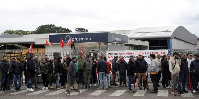 Huelga en Prysmian.