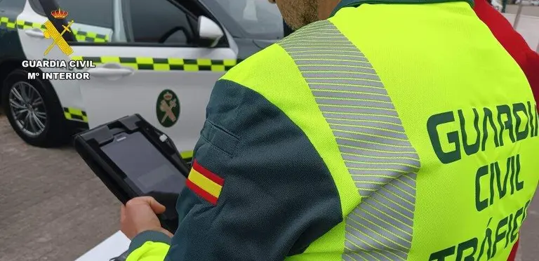 Control de la Guardia Civil.