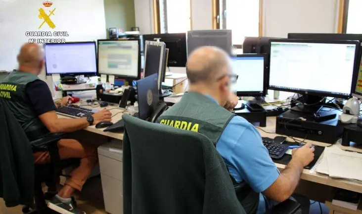 Equipo de investigaci&oacute;n de la Guardia Civil.