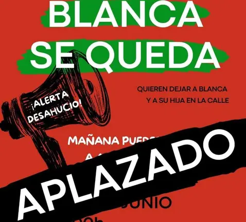 Desahucio aplazado en Santander.