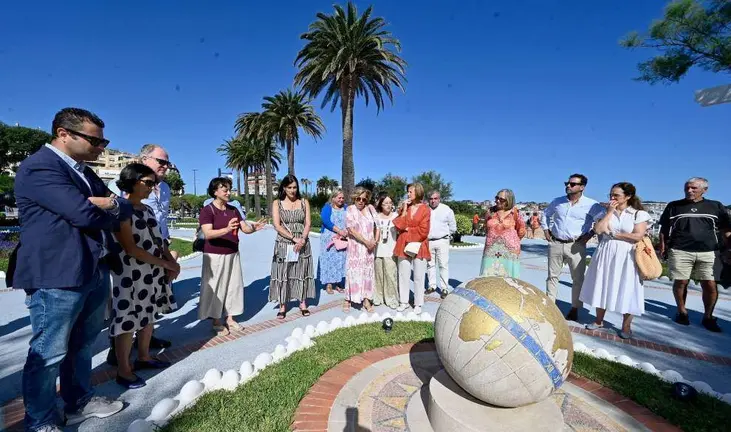 Un momento de la apertura de los Jard&iacute;nes de Piqu&iacute;o.