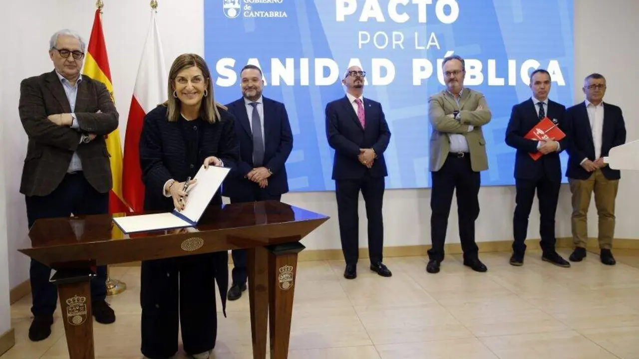 Acto del pacto por la sanidad.