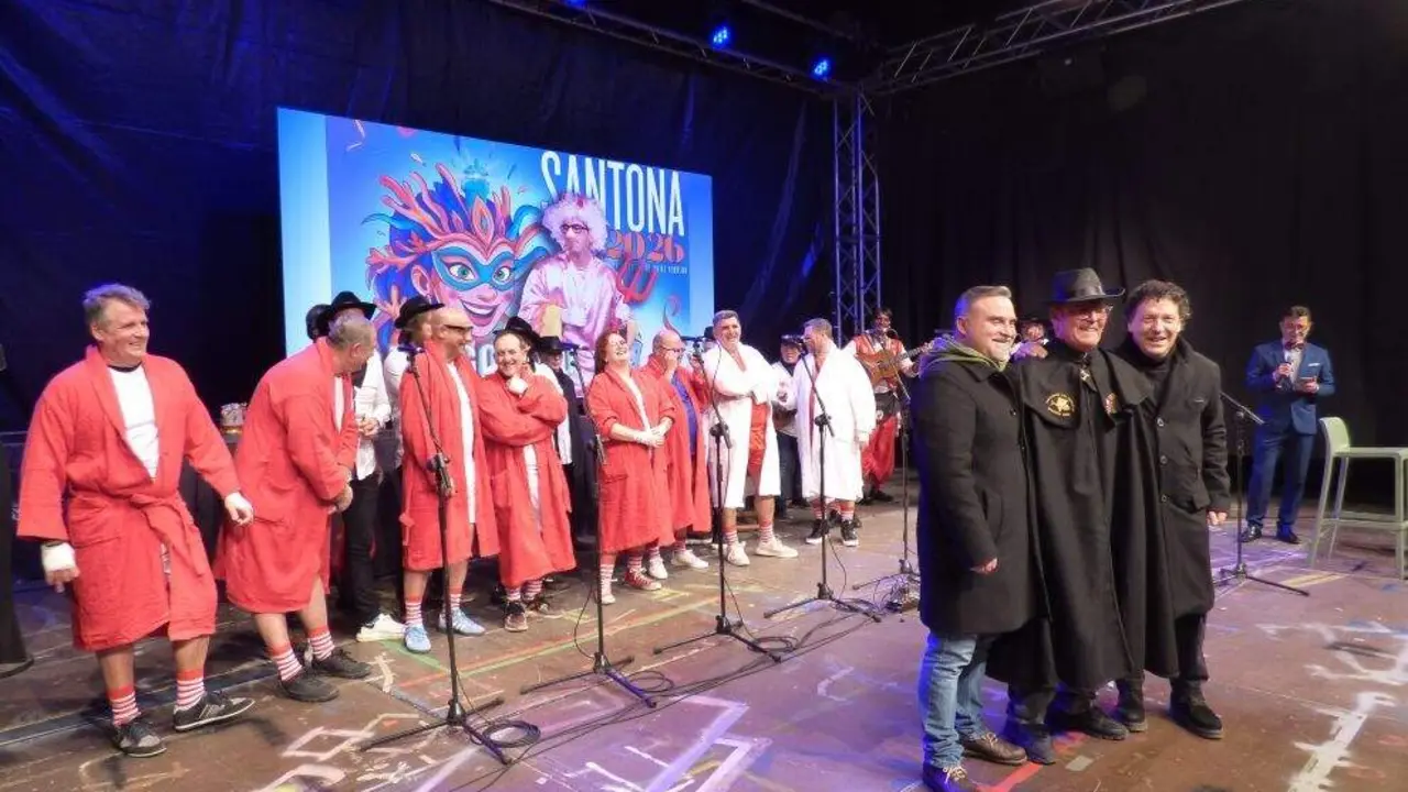 Preg&oacute;n de 'Mamel' del Carnaval de Santo&ntilde;a 2026. R.A.