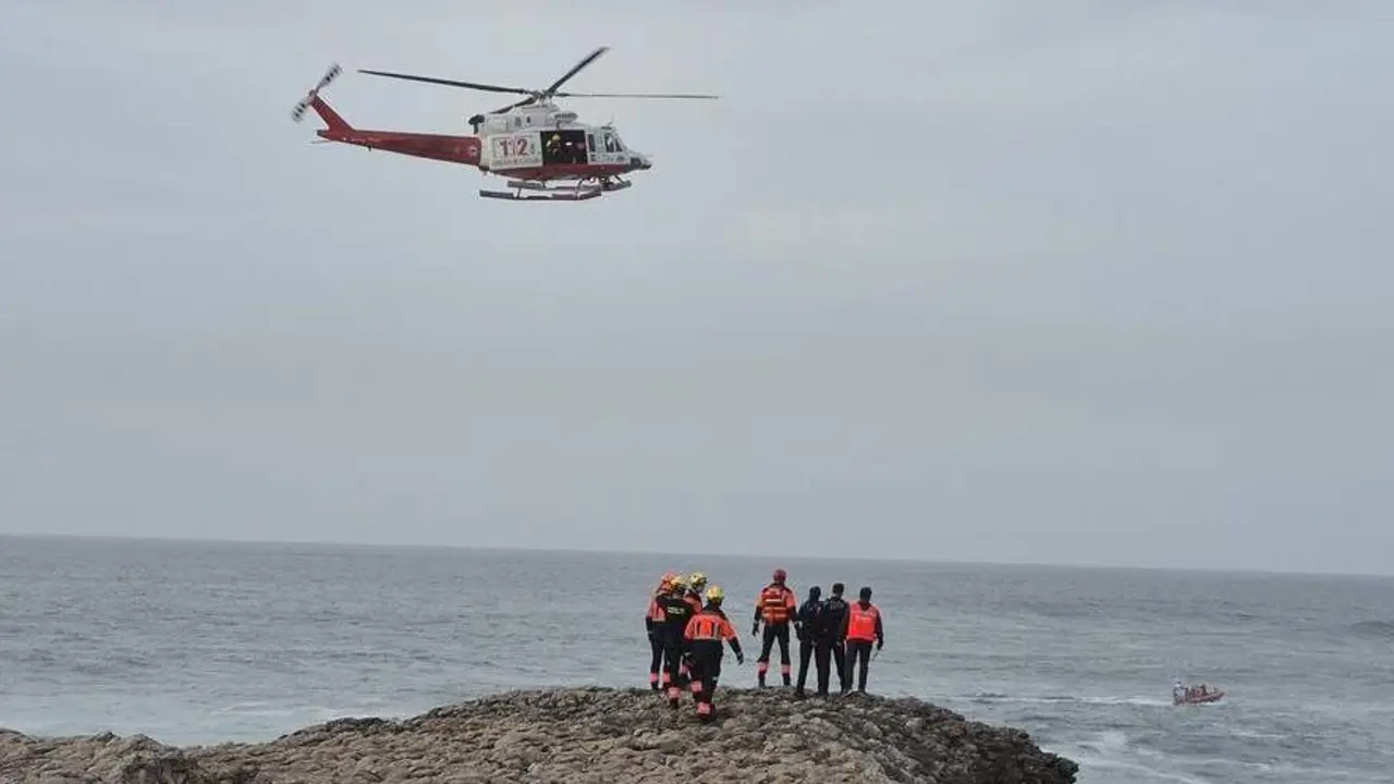 Zona de la pasarela en el Bocal, en Santander.