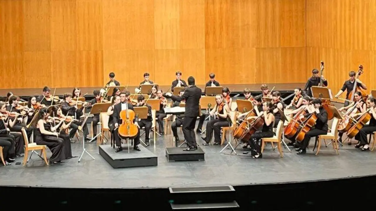 Integrantes de la Joscan en un concierto.