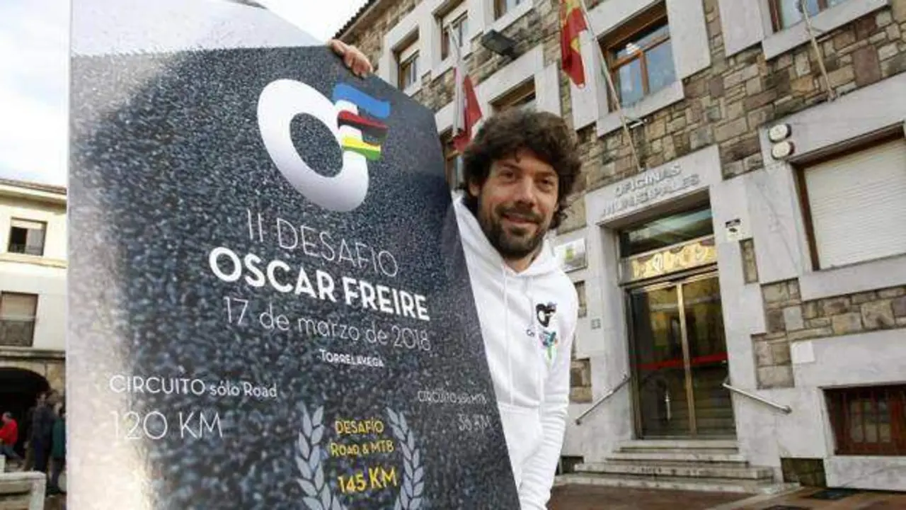 El ciclista &Oacute;scar Freire.