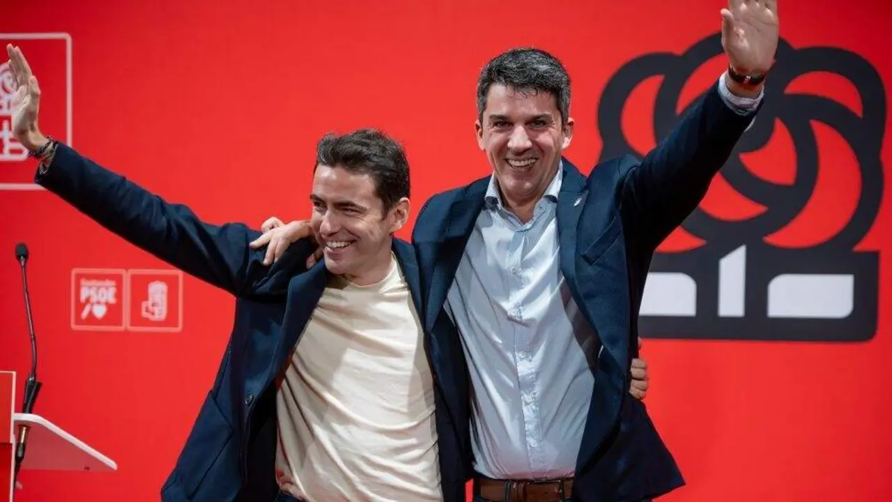 Pedro Casares, a la izquierda, y Daniel Fern&aacute;ndez.