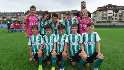 Racing de Santander alevín. R.A.