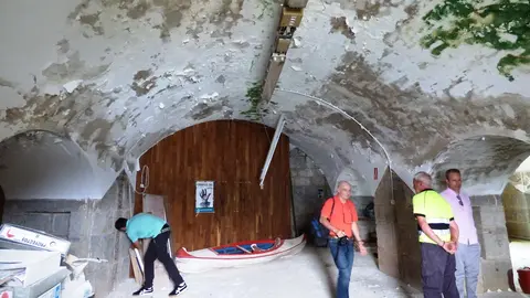 Humedades en el fuerte de San Martín. R.A.