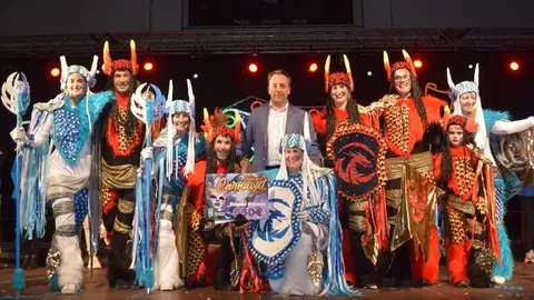 Ganadores del Concurso de Disfraces adultos.