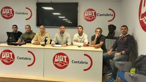 Rueda de prensa del comite de empresa del Semca.