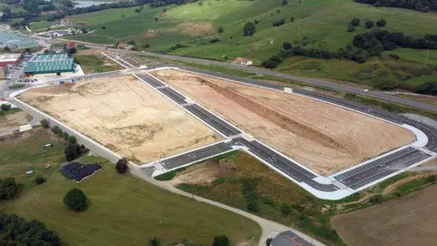 Terreno donde se ubicar&aacute; la empresa en Val de San Vicente.