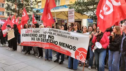 Un momento de la movilizaci&oacute;n.