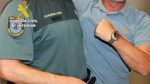 Reloj recuperado por la Guardia Civil.