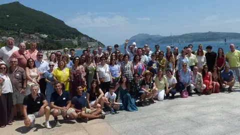 Familia Dom&iacute;nguez en Santo&ntilde;a. R.A.