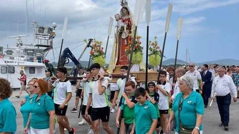 Procesi&oacute;n del Carmen en Colindres. P&aacute;gina web Ayuntamiento