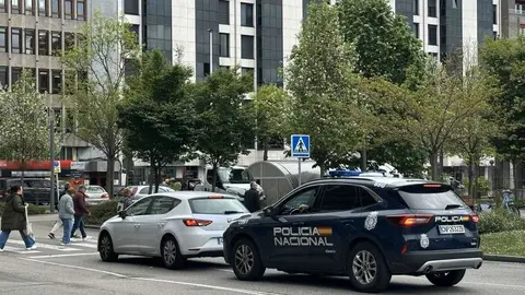 Polic&iacute;a Nacional en Santander.
