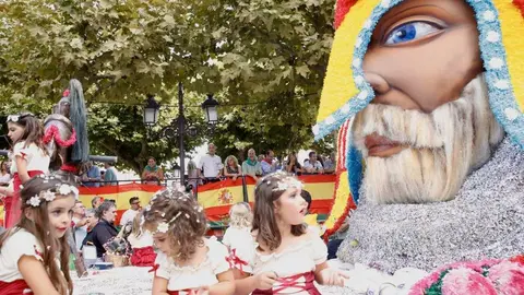 Desfile de la Gala Floral en Torrelavega.