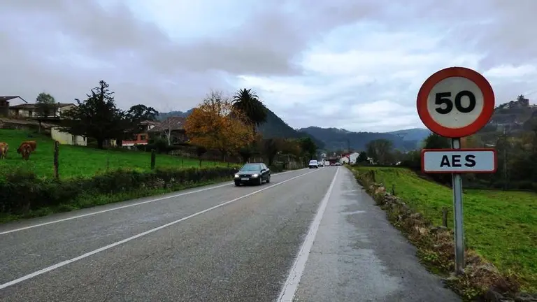 Localidad de Aés, en Puente Viesgo. R.A.