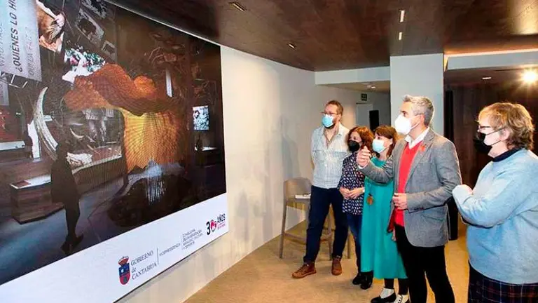 Presentación del proyecto museográfico por el consejero de Cultura, Pablo Zuloaga.