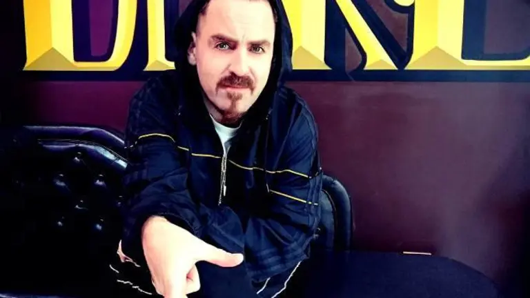 El rapero Ruthina en Santo&ntilde;a. Nyka Goicoechea