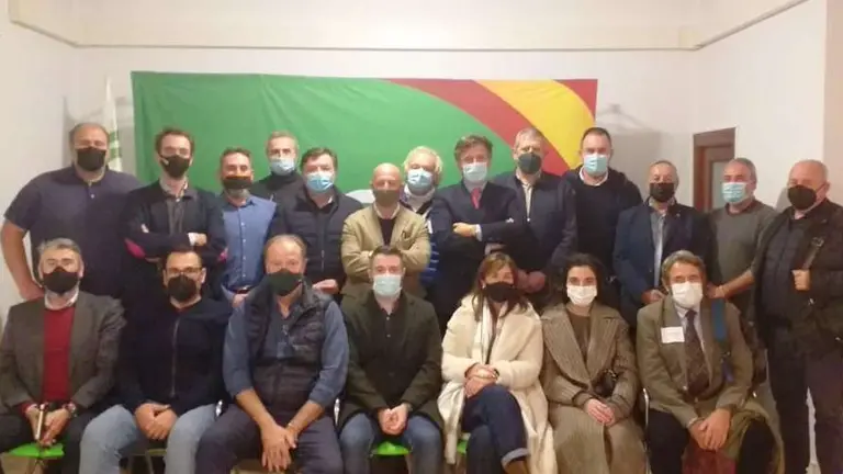 Reunión de los representantes de Vox.