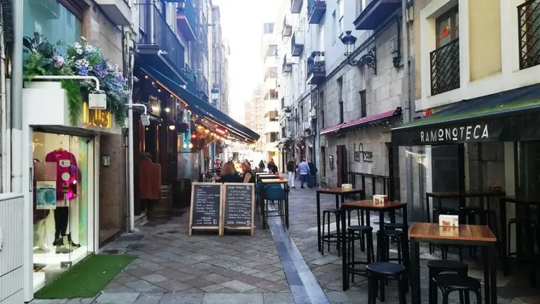 Terrazas de la hostelería en Santander. R.A.