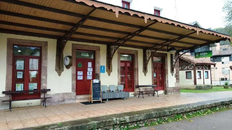 Centro de Intepretación cerrado durante la huelga.