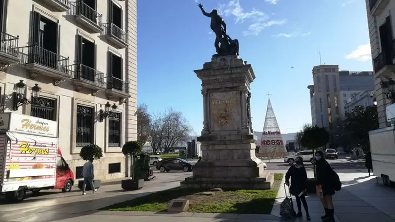 Plaza de La Porticada en Santander. R.A.