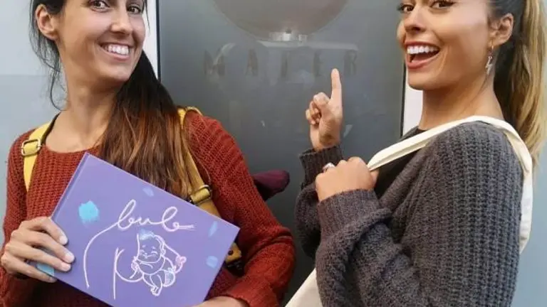 Las creadoras de 'Bub', Laura Richad, a la izquierda, y Sara Guevara, a la derecha.