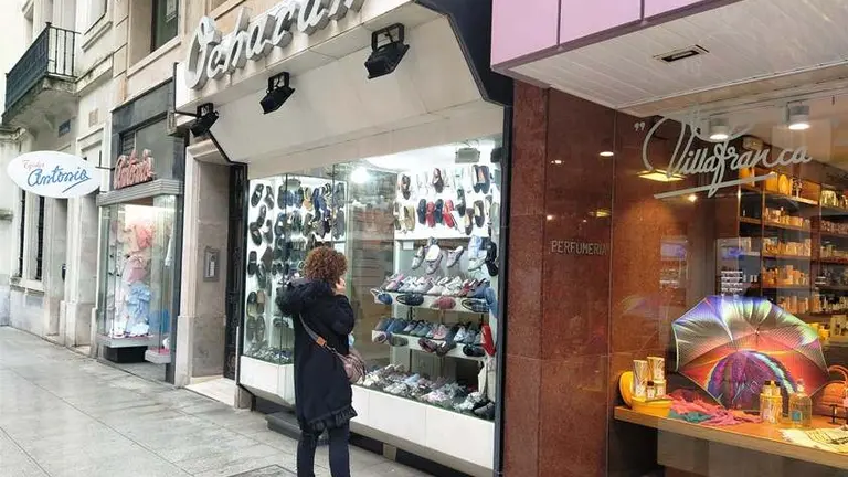 Comercio en la calle Juan de Herrera, en Santander.