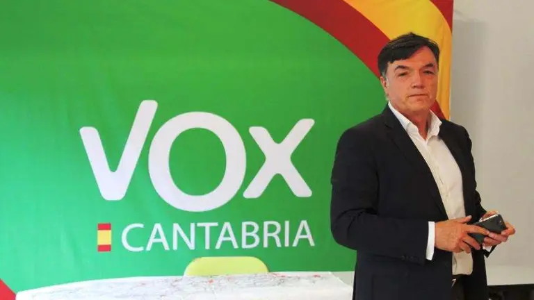 El concejal de Vox en el Ayuntamiento de Santander, Guillermo P&eacute;rez-Cos&iacute;o.