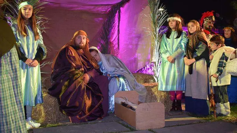 Bel&eacute;n Viviente en Pi&eacute;lagos.