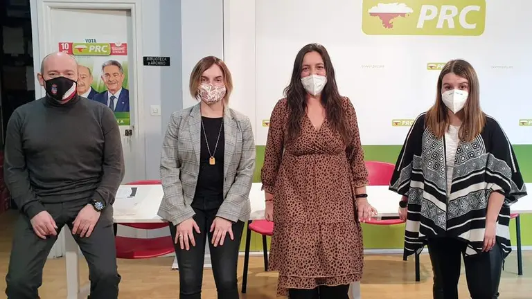 Representantes del PRC en Santa maría de Cayón.