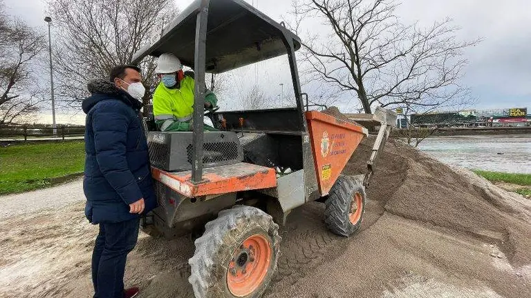 Zona de las Marismas Blancas en el Astillero.