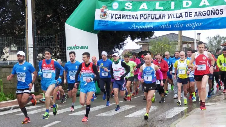 Carrera popular en Argo&ntilde;os.
