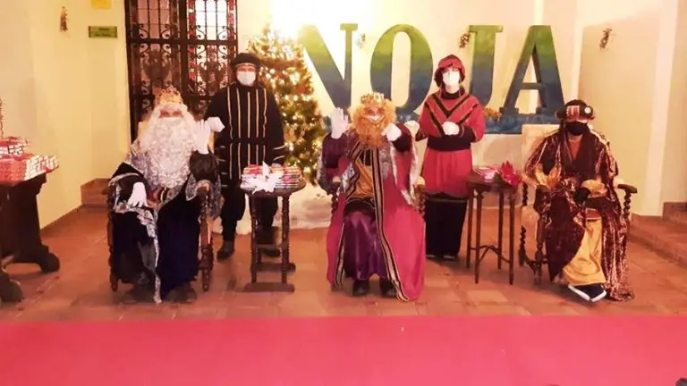 Los tres Reyes Magos en Noja.