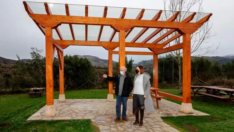 Visita a la zona de ocio en Herrerías.