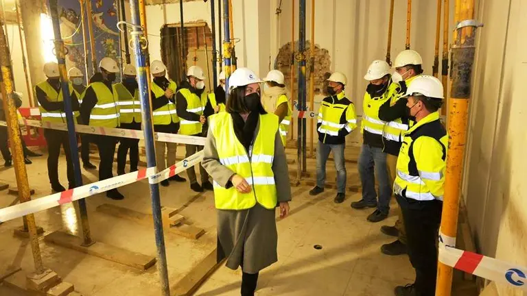 Visita a las obras de rehabilitaci&oacute;n del Museo de Arte.
