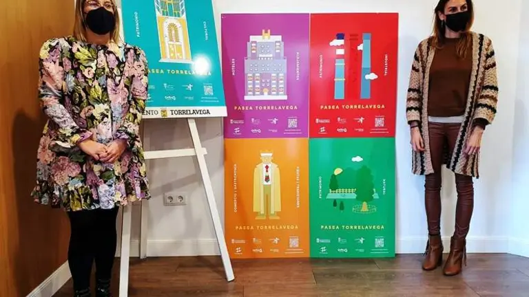 Un momento de la presentación de Pasea Torrelavega.