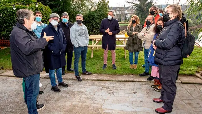 Un momento de la presentaci&oacute;n de la iniciativa para recuperar la Teatrer&iacute;a.