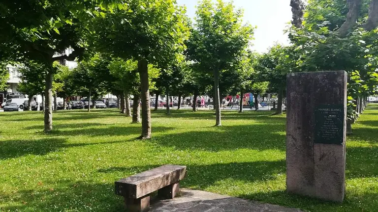 Parque de Manuel Llano, en Laredo. R.A.